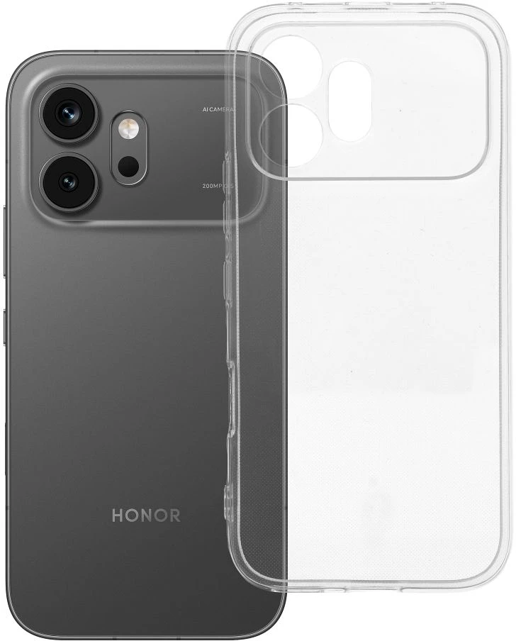 OEM dėklas, skirtas Honor 600, skaidrus, 2 mm (apsauginis fotoaparatas), skaidrus