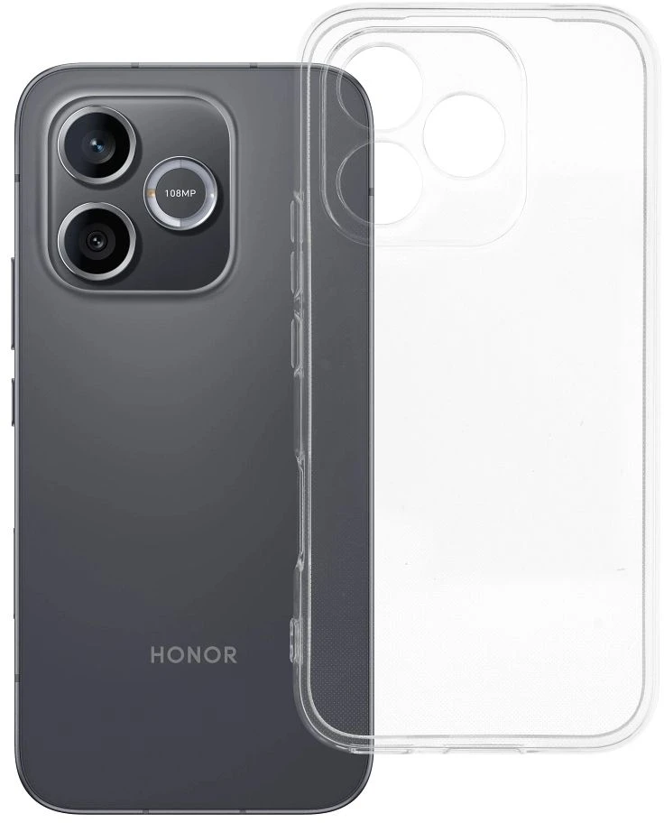 OEM dėklas, skirtas Honor 600 LITE, skaidrus 2 mm dėklas (apsauga nuo kameros), permatomas