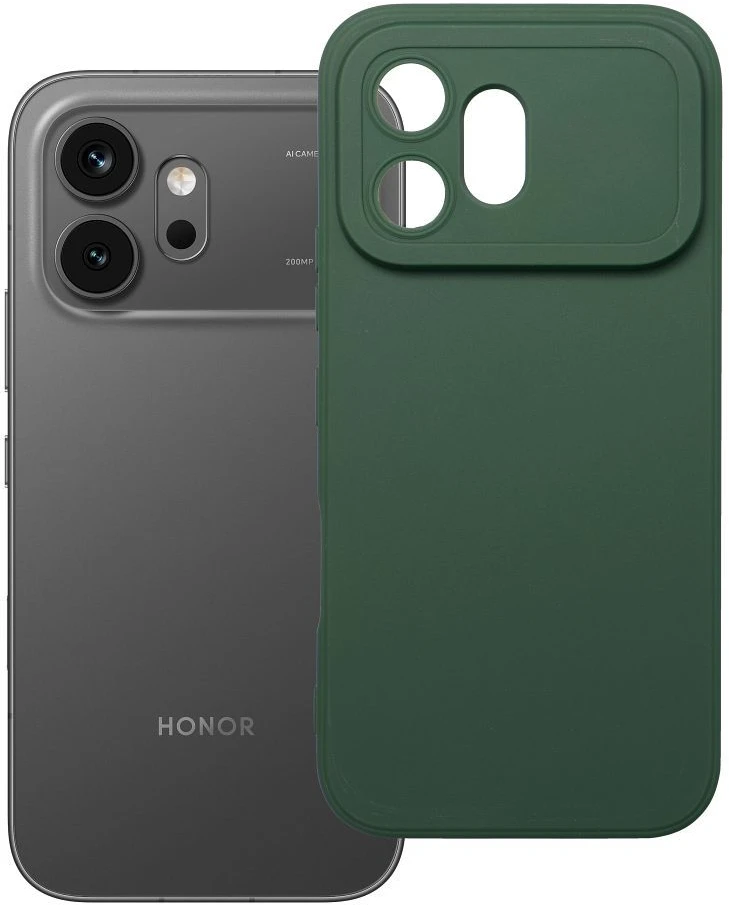 Dėklas Oem Case for Honor 600 Matt 2.0 dark žalias