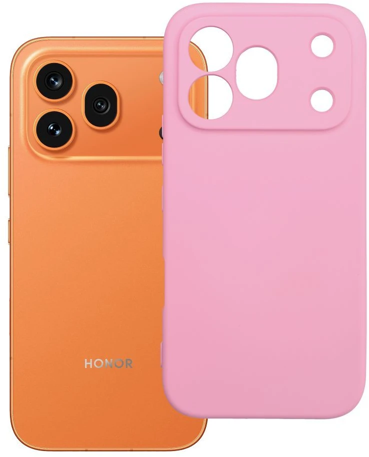 Oem dėklas, skirtas Honor 600 PRO, silikoninis, pudros rožinės spalvos