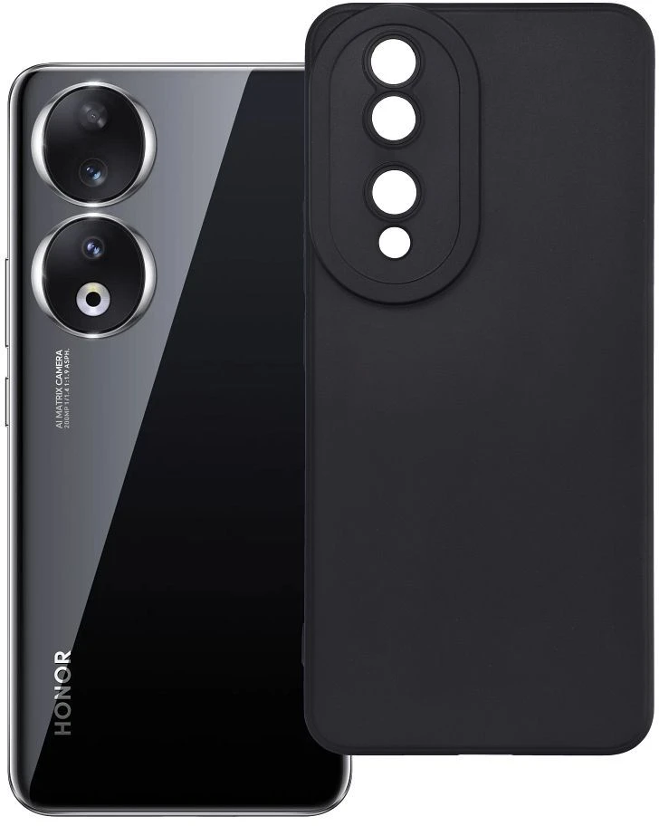 Dėklas Oem Case for Honor 90 5G Matt 2.0 juodas