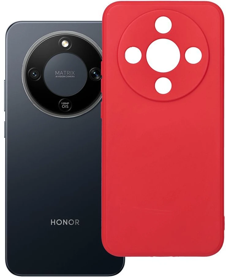 OEM dėklas, skirtas Honor Magic 8 LITE, minkštas, raudonas