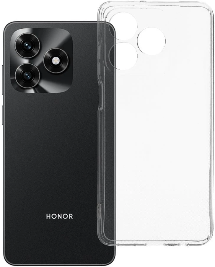 OEM dėklas, skirtas „Honor X5c PLUS“ skaidriam 2 mm dėklui (apsauginei kamerai), permatomas