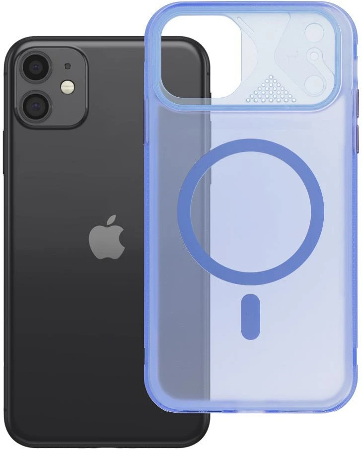Oem Originalus „iPhone 11 Aurora“ dėklas, suderinamas su „MagSafe“ mėlynas