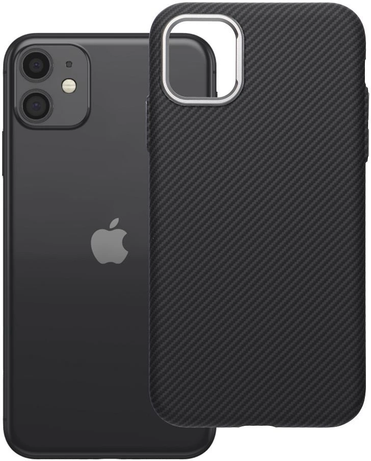 Oem Originalus „iPhone 11 K-Look“ dėklas, suderinamas su „MagSafe“ juodas