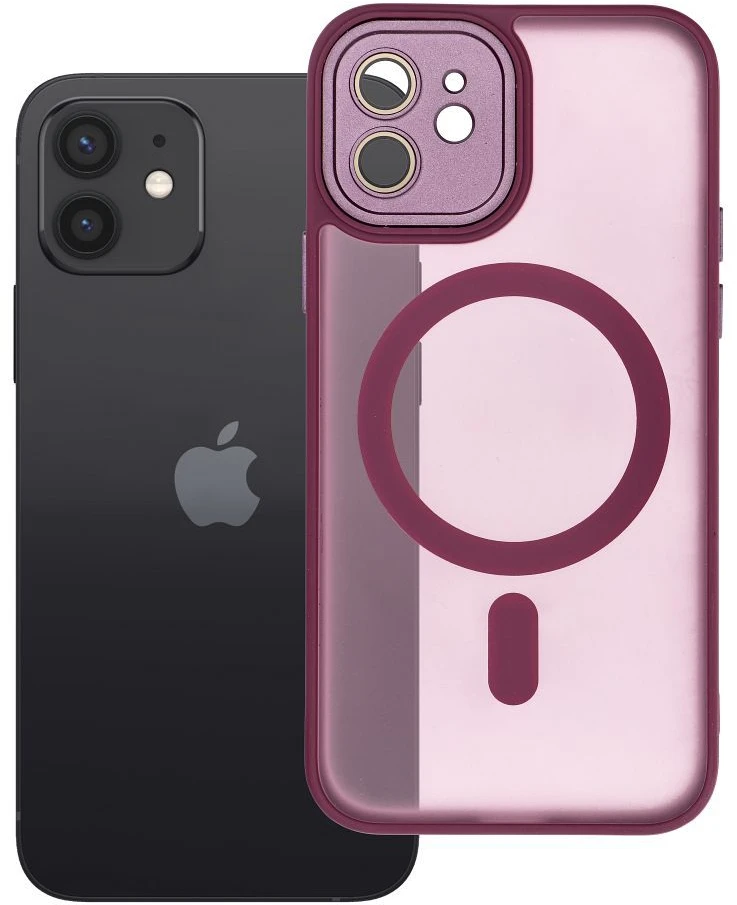 OEM dėklas, skirtas iPhone 12 Pro, suderinamas su MagSafe violetine