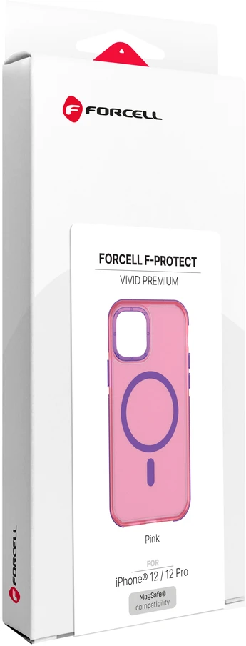 Dėklas Case for iPhone 13 / 14 Forcell F-Protect Vivid Premium compatible with MagSafe pink