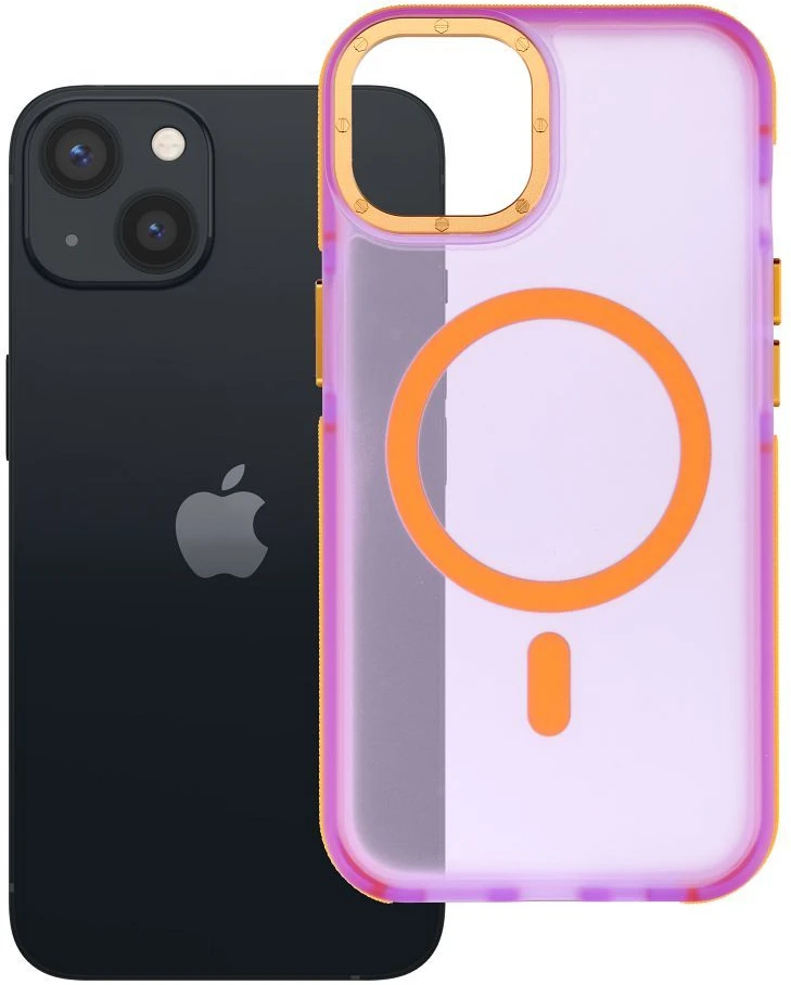 Dėklas Case for iPhone 13 / 14 Forcell F-Protect Vivid Premium compatible with MagSafe violetinė