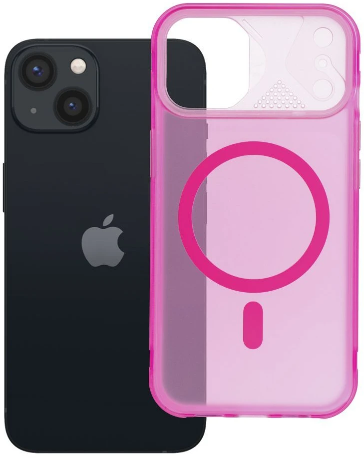 Oem Originalus „iPhone 13 Aurora“ dėklas, suderinamas su „MagSafe“, rožinis