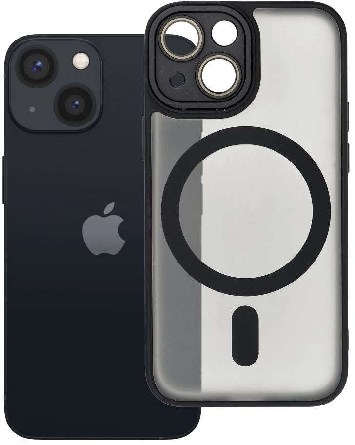 OEM dėklas, skirtas iPhone 13 MINI, Variete Mag Cover, suderinamas su MagSafe juodas
