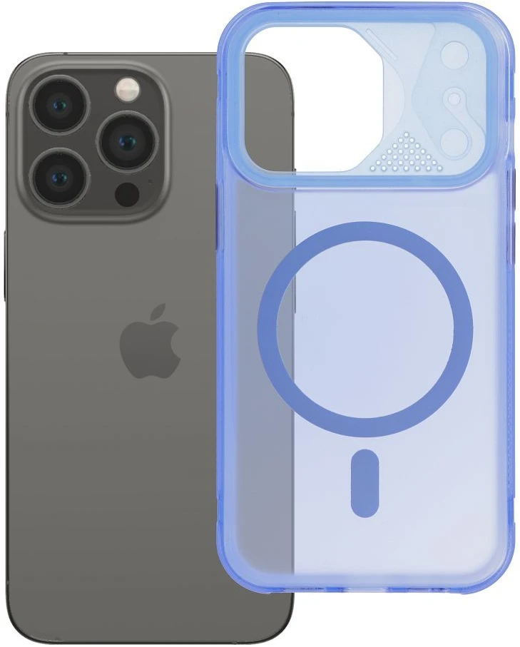Oem Originalus „iPhone 13 PRO Aurora“ dėklas, suderinamas su „MagSafe“ mėlynas
