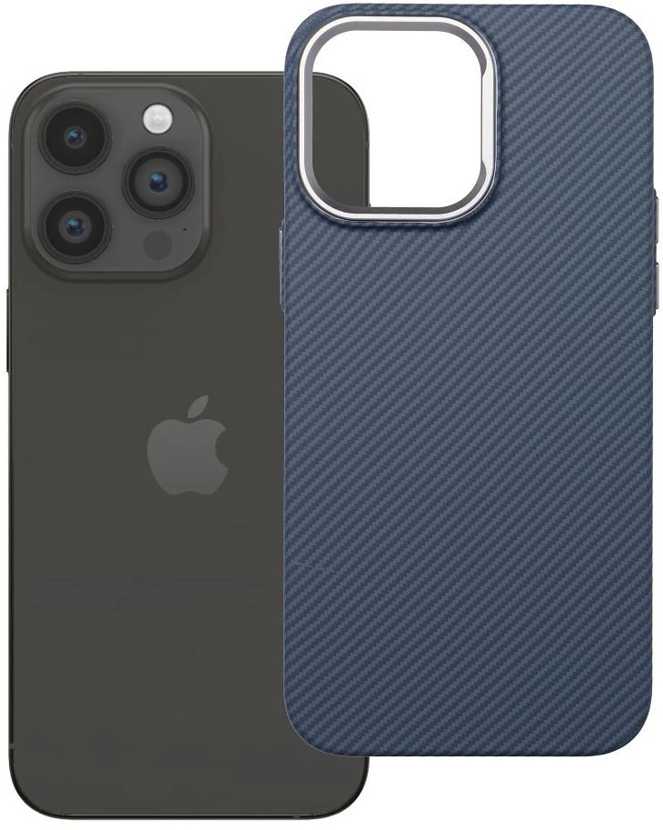 Oem Originalus „iPhone 14 PRO MAX“ K-Look dėklas, suderinamas su „MagSafe“ mėlynas