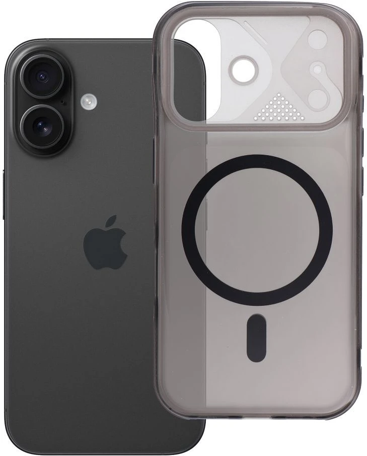 Oem Originalus „iPhone 16 Aurora“ dėklas, suderinamas su „MagSafe“ juodas