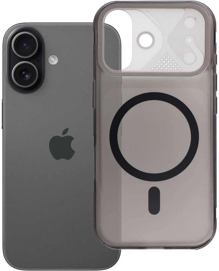 Oem Originalus „iPhone 17 Aurora“ dėklas, suderinamas su „MagSafe“ juodas