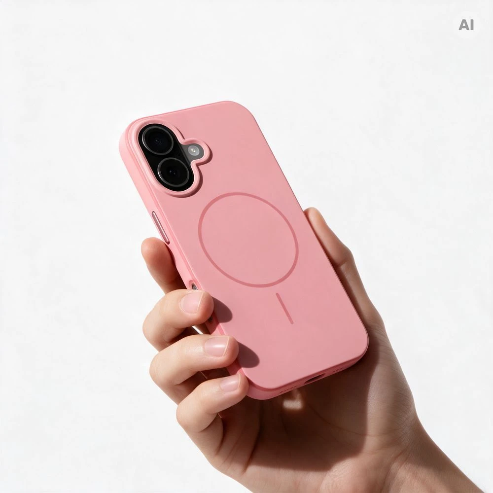 Dėklas iPhone 17 Forcell F-Protect Chromatic Premium, suderinamas su MagSafe, rožinės spalvos