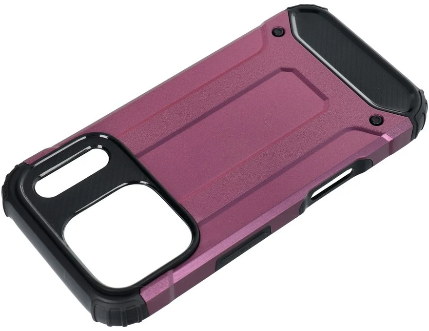 Oem dėklas, skirtas iPhone 17 Pro / 18 Pro Armor tamsios vyšninės spalvos