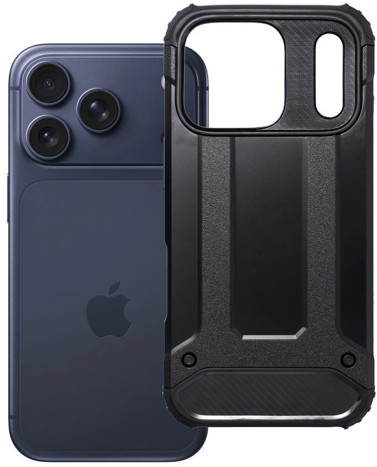 Dėklas Oem Case for iPhone 17 Pro / 18 Pro Armor juodas
