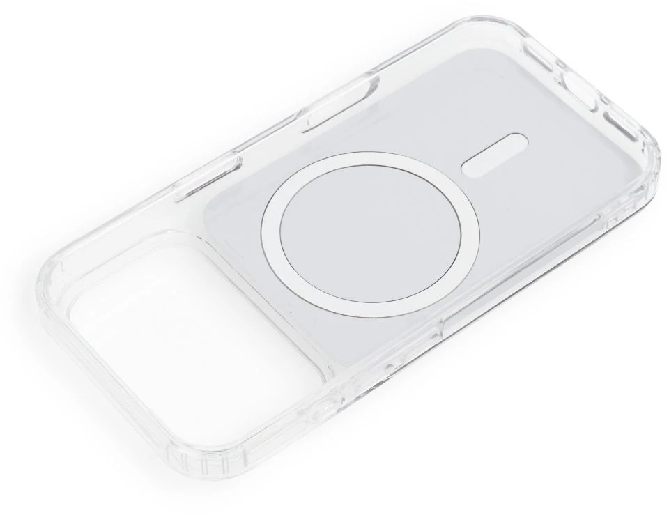 Oem dėklas, skirtas iPhone 17 Pro / 18 Pro Clear Fusion Mag dėklas, suderinamas su MagSafe, tamsiai vyšninės spalvos