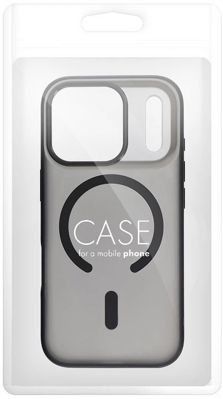 Dėklas Oem Case for iPhone 17 Pro / 18 Pro Flexline Mag Cover compatible with MagSafe juodas