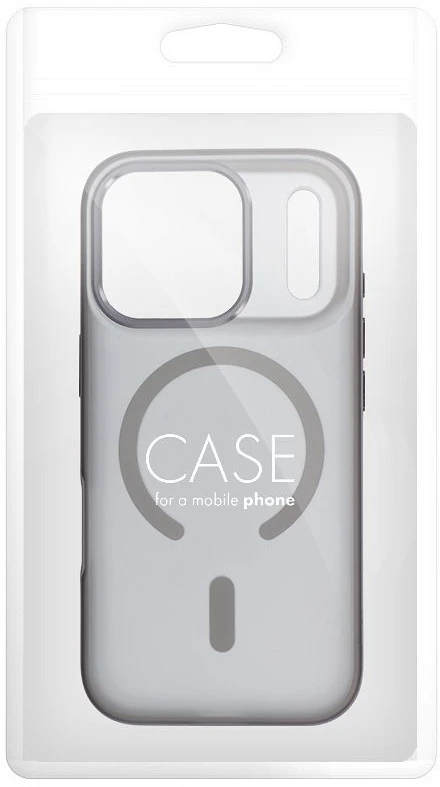 Dėklas Oem Case for iPhone 17 Pro / 18 Pro Flexline Mag Cover compatible with MagSafe pilka