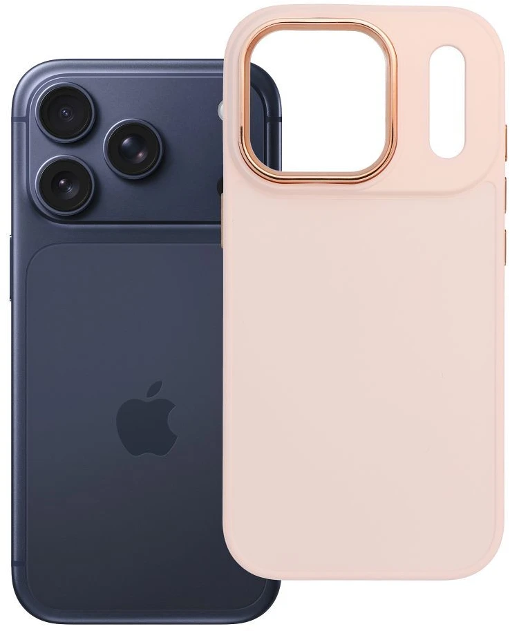 Oem dėklas, skirtas iPhone 17 Pro / 18 Pro, rėmelis, pudros rožinė