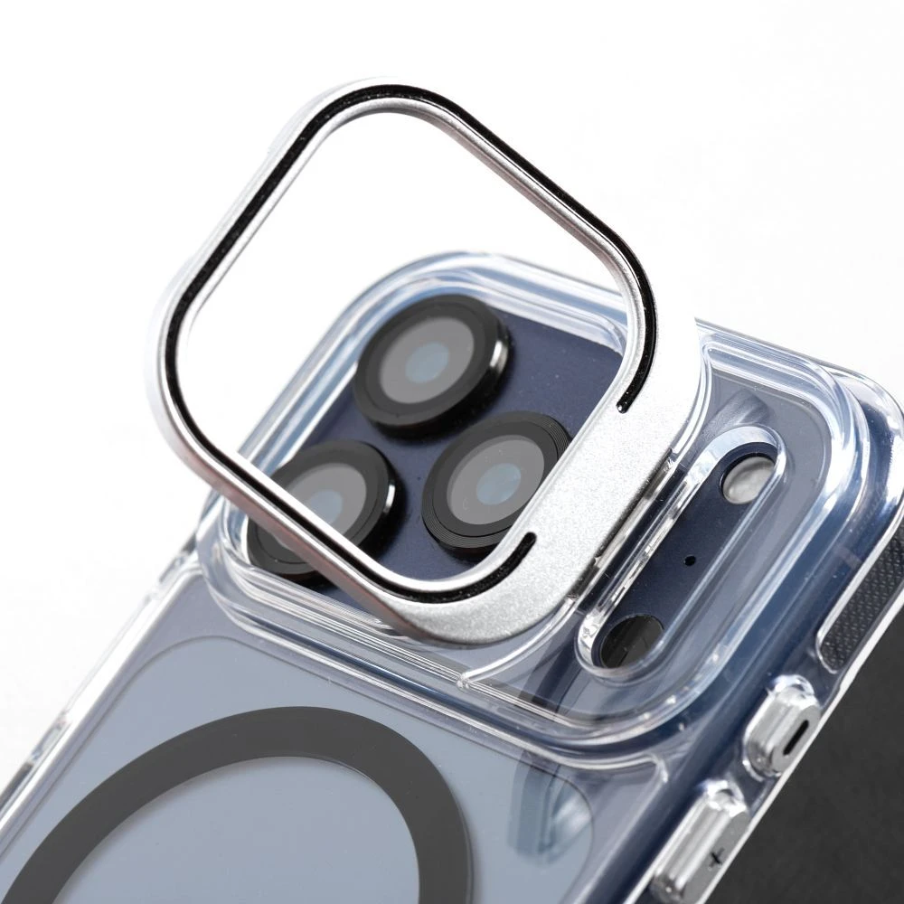OEM dėklas, skirtas „iPhone 17 Pro / 18 Pro“ objektyvo dangteliui, suderinamas su „MagSafe“ baltais