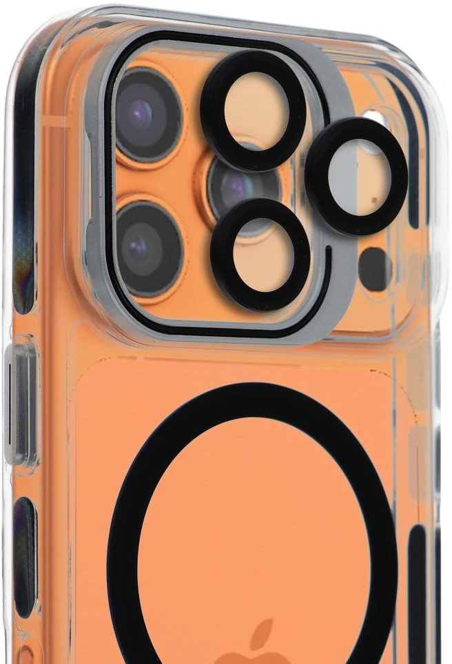 OEM dėklas, skirtas „iPhone 17 Pro / 18 Pro“ objektyvo dangteliui, suderinamas su „MagSafe“ juodas