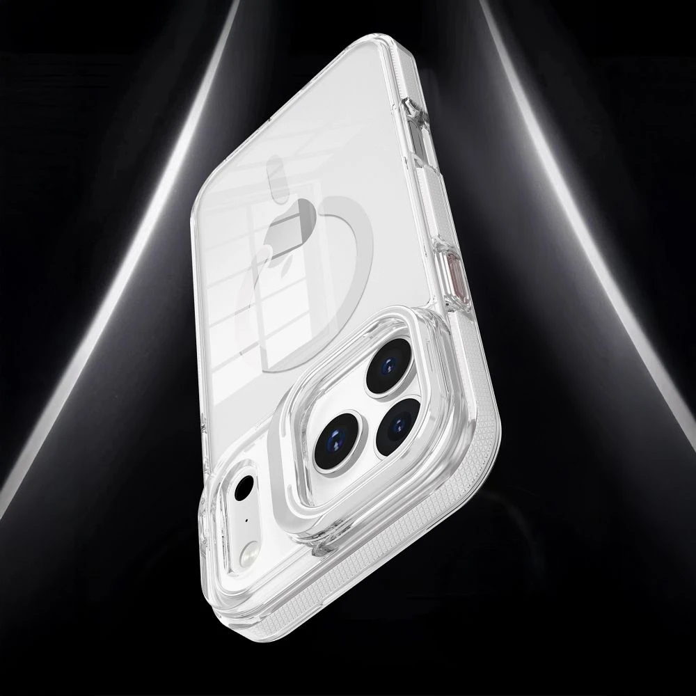 OEM dėklas, skirtas „iPhone 17 Pro / 18 Pro“ objektyvo dangteliui, suderinamas su „MagSafe“ baltais