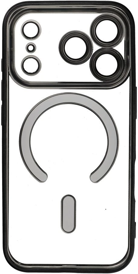 Oem Originalus dėklas, skirtas „iPhone 17 Pro / 18 Pro“ (žemas kameros kraštas), „Electro Mag“ dėklas, suderinamas su „MagSafe“ (juodas)