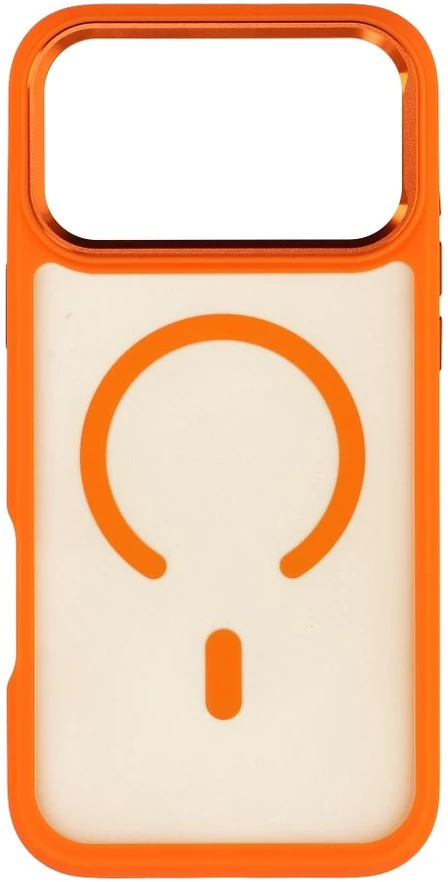 Dėklas Korpusas iPhone 17 Pro Max / 18 Pro Max Forcell F-Protect Smoke Hybrid Premium suderinamas su MagSafe oranžinė