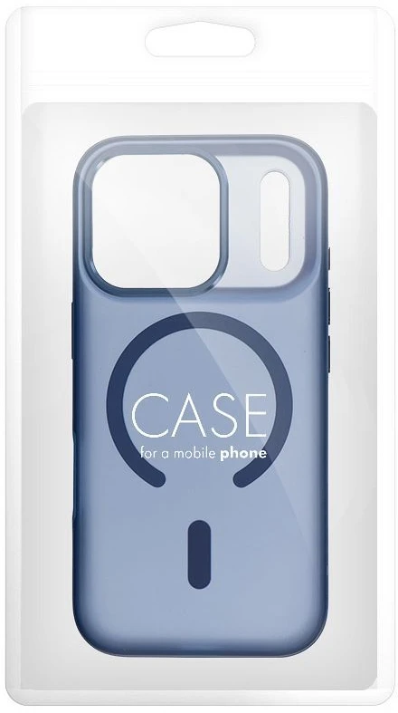 Oem dėklas, skirtas iPhone 17 Pro Max / 18 Pro Max Flexline Mag Cover, suderinamas su MagSafe, tamsiai mėlynas