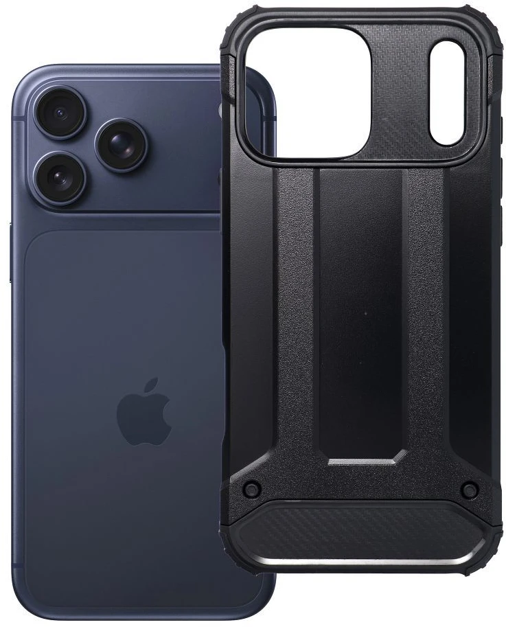 Dėklas Oem Case for iPhone 17 Pro Max / 18 Pro Max Armor juodas