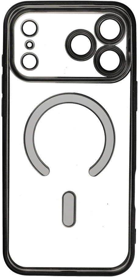 Oem dėklas, skirtas iPhone 17 Pro Max / 18 Pro Max Electro Mag dangtelis, suderinamas su MagSafe, juodas