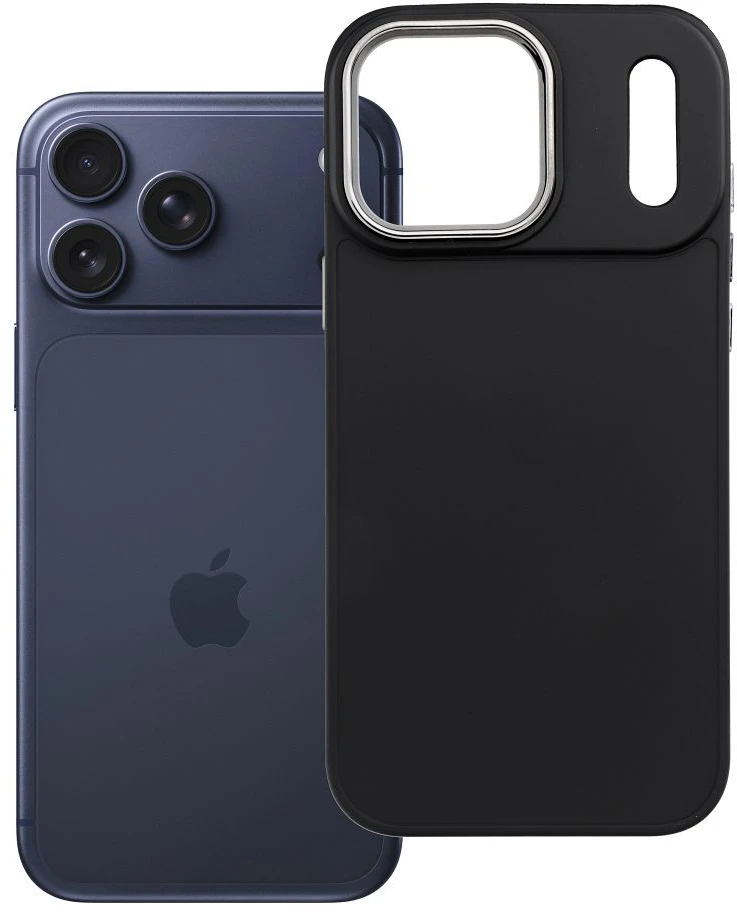 Dėklas Oem Case for iPhone 17 Pro Max / 18 Pro Max Frame juodas