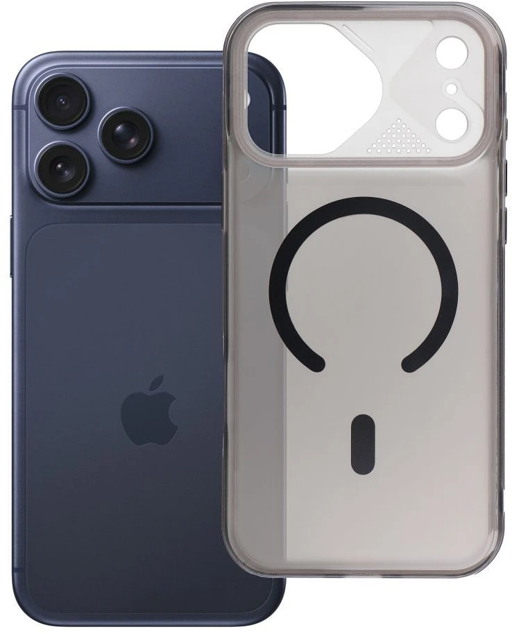 Oem Originalus „iPhone 17 PRO MAX“ dėklas, suderinamas su „MagSafe“ ir juodas