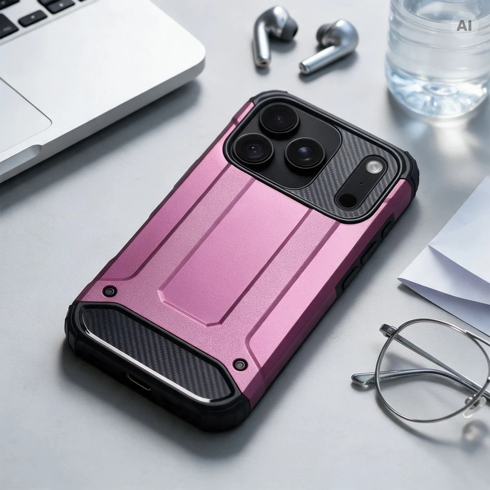 Oem dėklas iPhone 18 Pro / 17 Pro Armor bordinė