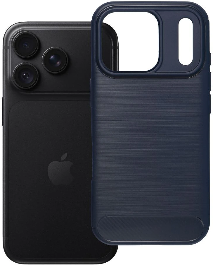 Oem dėklas iPhone 18 Pro / 17 Pro Carbon 2.0 navy mėlynas