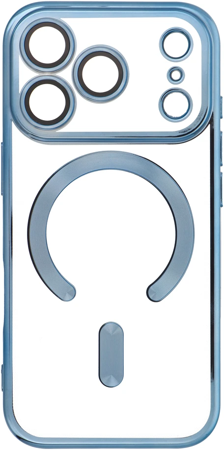 Dėklas Oem Case for iPhone 18 Pro / 17 Pro Electro Mag Cover compatible with MagSafe dangaus mėlynas