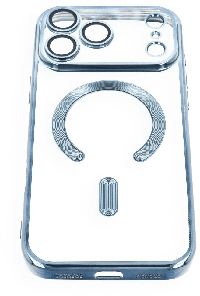 Dėklas Oem Case for iPhone 18 Pro / 17 Pro Electro Mag Cover compatible with MagSafe dangaus mėlynas