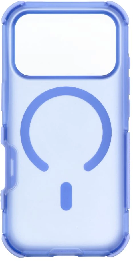 Dėklas „Case for iPhone 18 Pro / 17 Pro Forcell F-Protect BumperX Premium compatible with MagSafe šviesiai mėlynas“