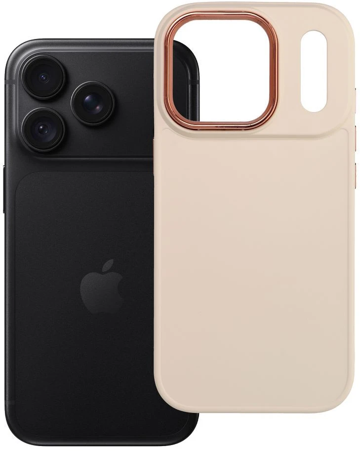 Dėklas Oem Case for iPhone 18 Pro / 17 Pro Frame antique baltas