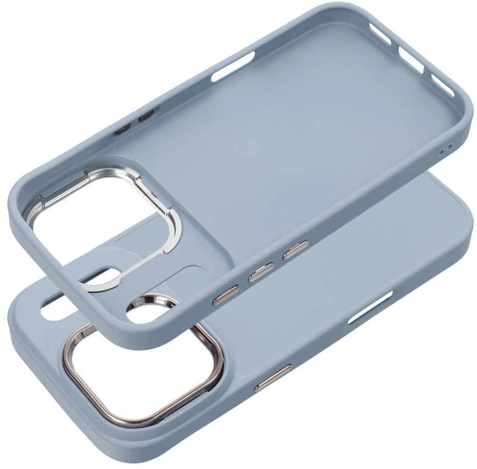 Oem dėklas, skirtas iPhone 18 Pro / 17 Pro, rėmelis šviesiai mėlynas