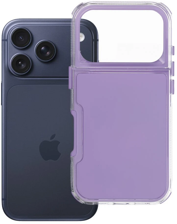 Oem dėklas, skirtas iPhone 18 Pro / 17 Pro, Matrix šviesiai violetinė