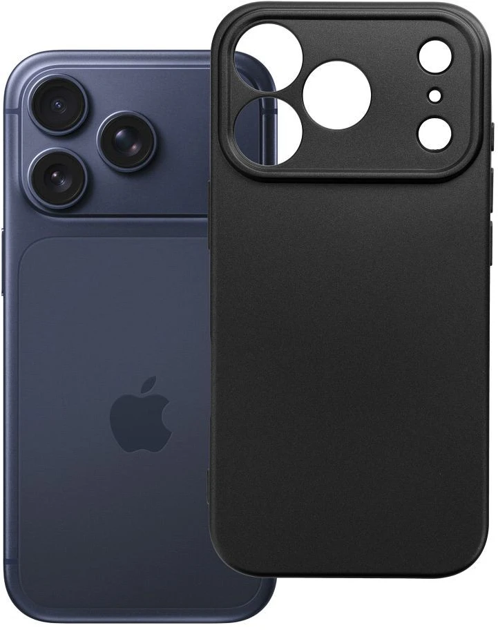 „Oem“ dėklas „iPhone 18 Pro“ / „17 Pro“ metalinis juodas