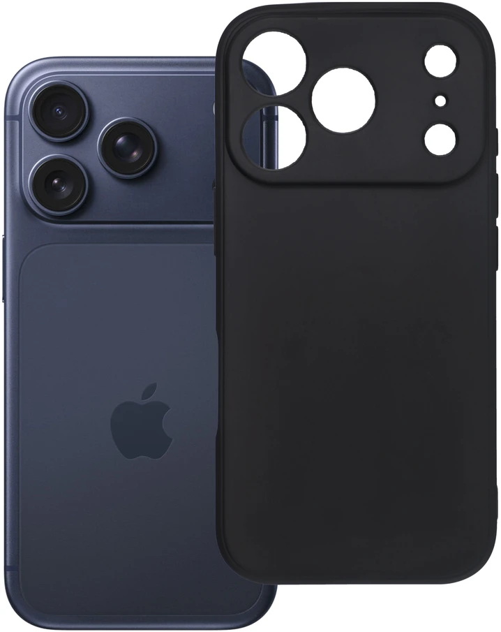 Dėklas Oem Case for iPhone 18 Pro / 17 Pro Soft juodas