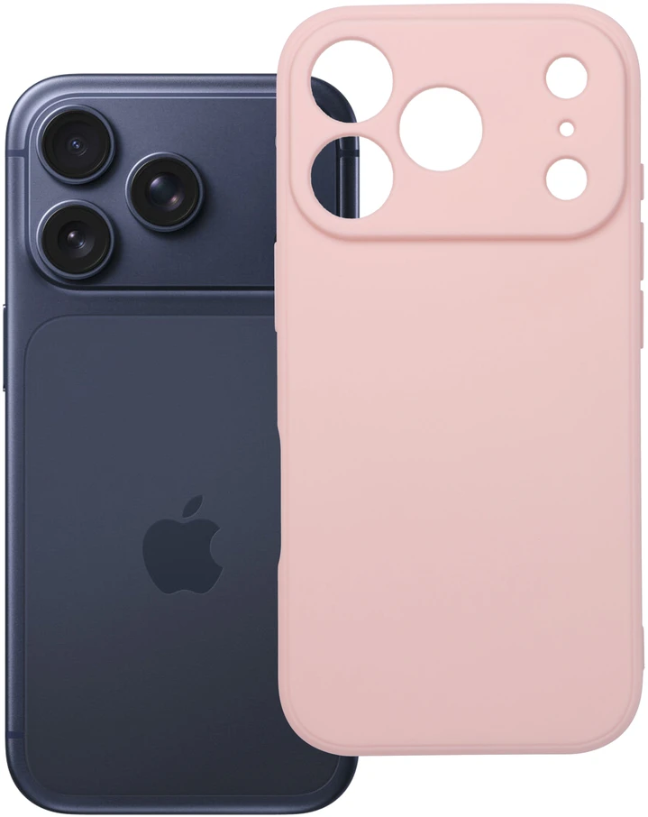 Oem dėklas, skirtas iPhone 18 Pro / 17 Pro, švelniai rožinės spalvos