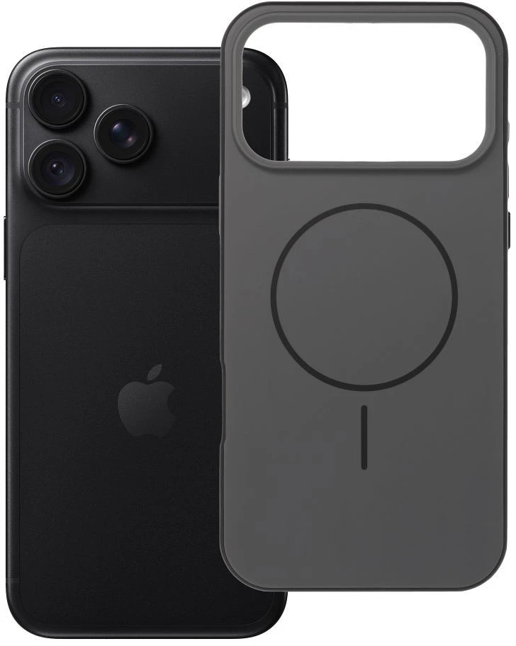 Dėklas iPhone 18 Pro Max / 17 Pro Max Forcell F-Protect Chromatic Premium, suderinamas su MagSafe, juodas