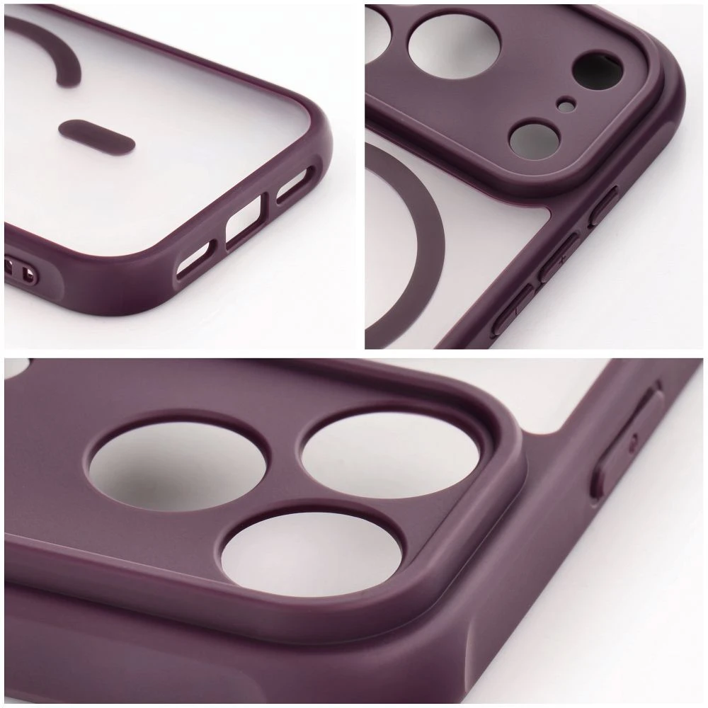 Dėklas Oem Case for iPhone 18 Pro Max / 17 Pro Max Full Matte Mag Cover compatible with MagSafe burgundy