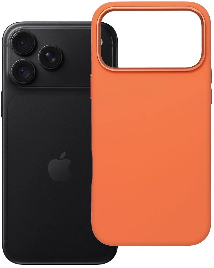 Dėklas Case for iPhone 18 Pro Max / 17 Pro Max Forcell F-Protect Frame Premium compatible with Magsafe oranžinis