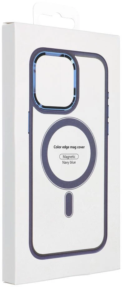 Dėklas Oem Case for iPhone 18 Pro Max / 17 Pro Max Color Edge Mag Cover compatible with MagSafe mėlynas